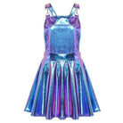 Holographic Suspender Overall Jumper Dress in New Condition - Cosparty