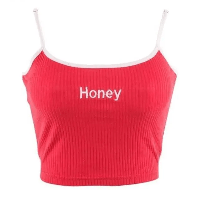 Honey Knit Crop Top for Stylish Summer Weather Wear - Cosparty