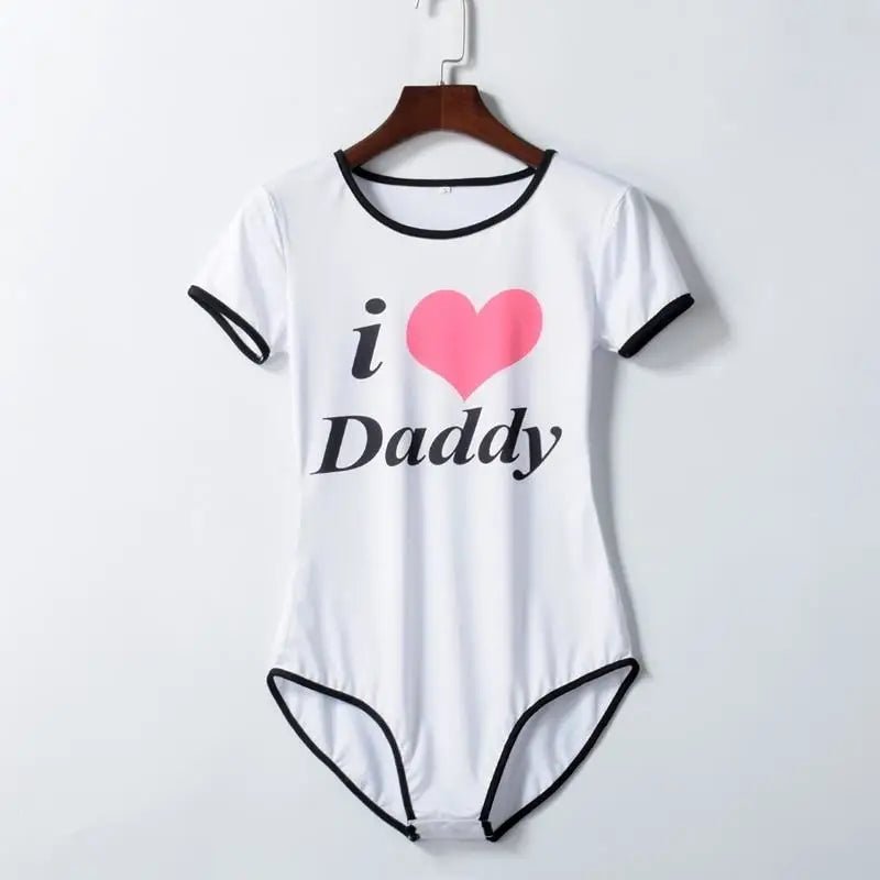 I Love Mommy Adult Onesie for Girly Girls and Little Boys - Cosparty