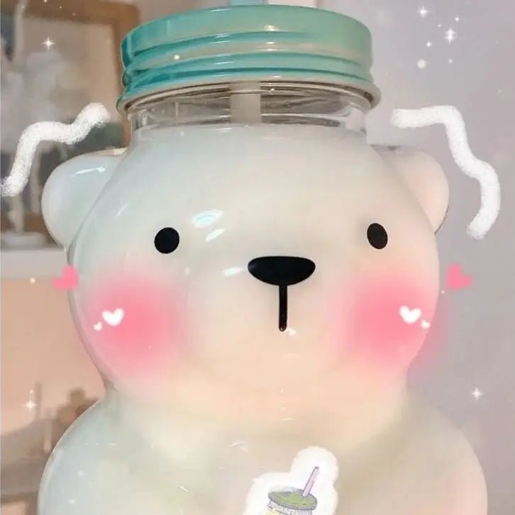Kawaii Baby Bear Mason Jar Bottles for Cospartys - Cosparty