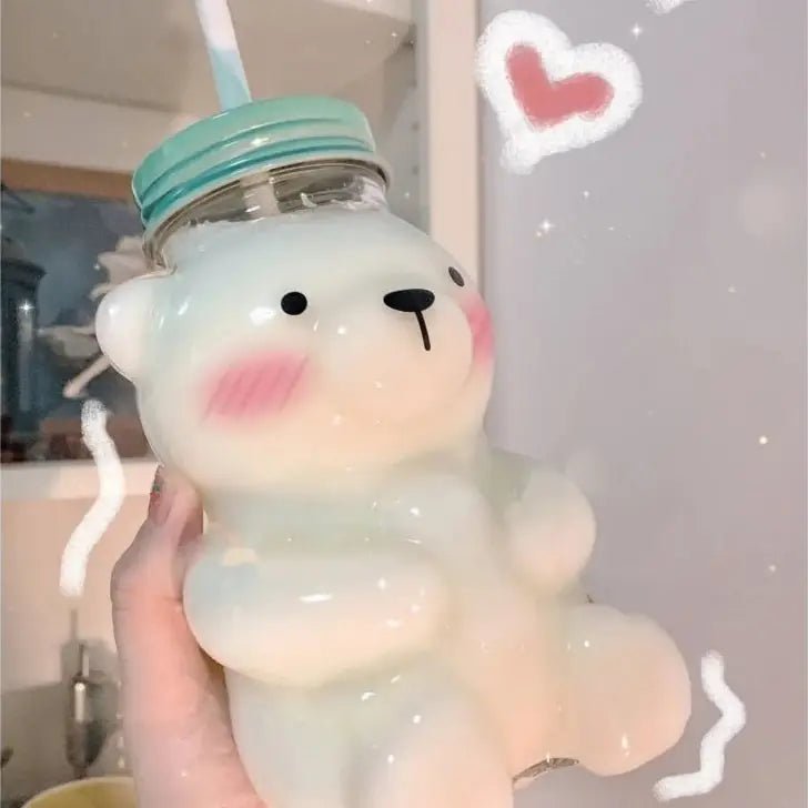 Kawaii Baby Bear Mason Jar Bottles for Cospartys - Cosparty