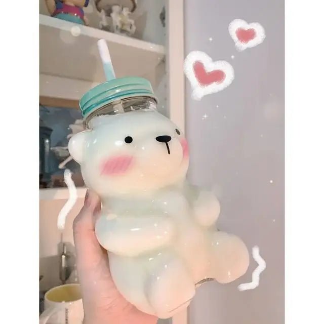Kawaii Baby Bear Mason Jar Bottles for Cospartys - Cosparty