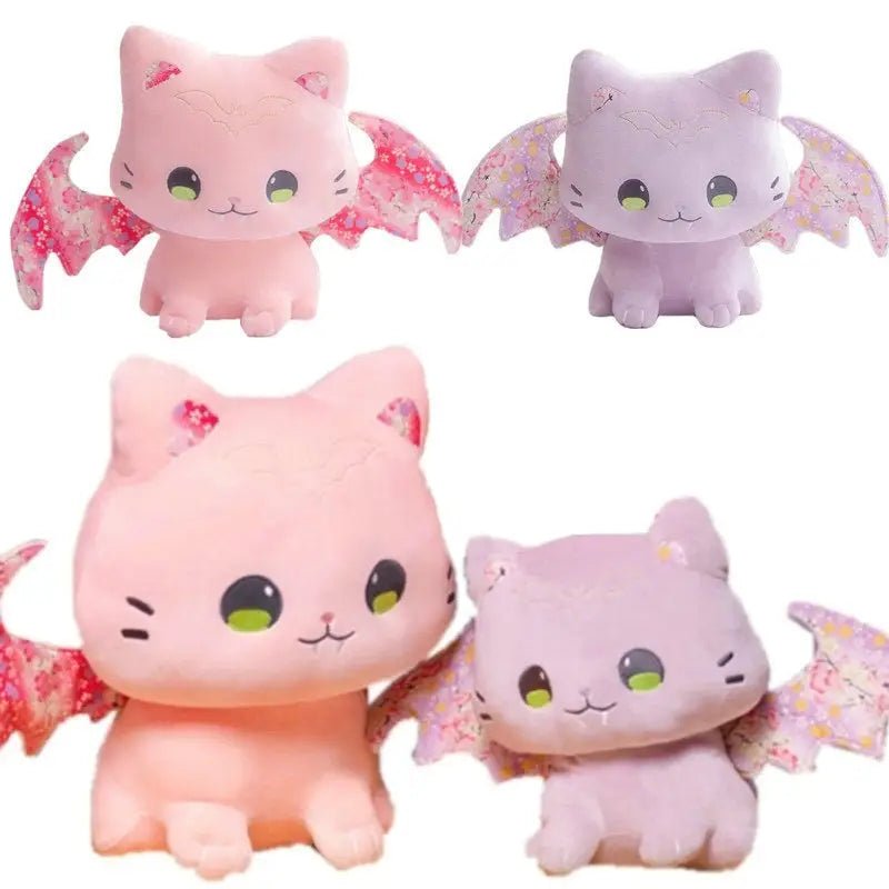 Kawaii Baby Pastel Bat Plushies for Spooky Home Decor - Cosparty