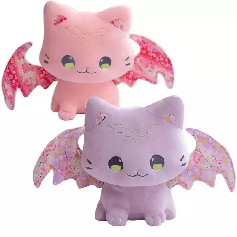 Kawaii Baby Pastel Bat Plushies for Spooky Home Decor - Cosparty