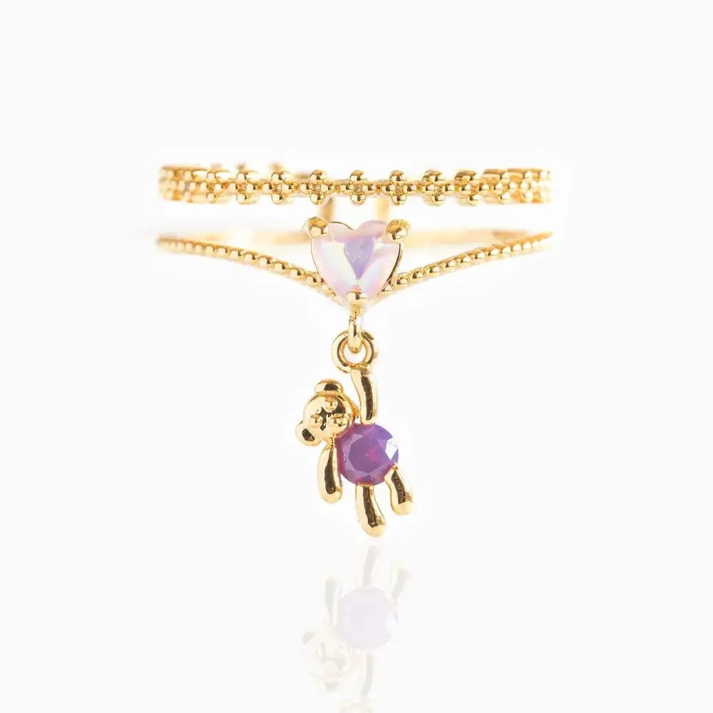 Kawaii Babydoll Rings for Whimsical Stacking and Playful Style - Cosparty