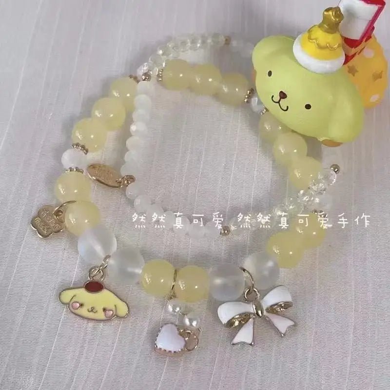 Kawaii Beaded Bracelets Inspired by Sanrio Characters - Cosparty