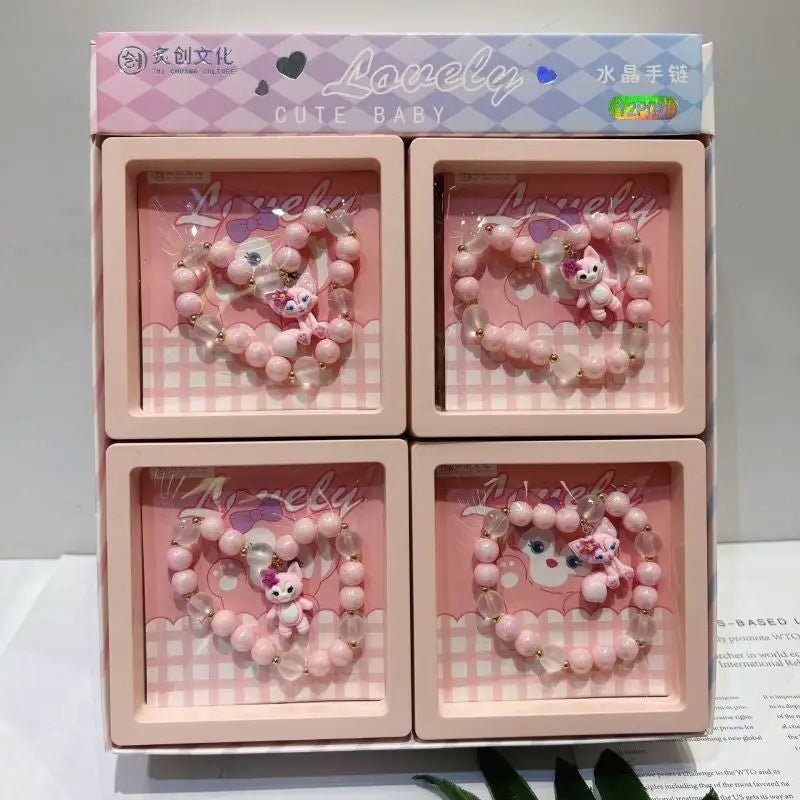Kawaii Beaded Bracelets Inspired by Sanrio Characters - Cosparty