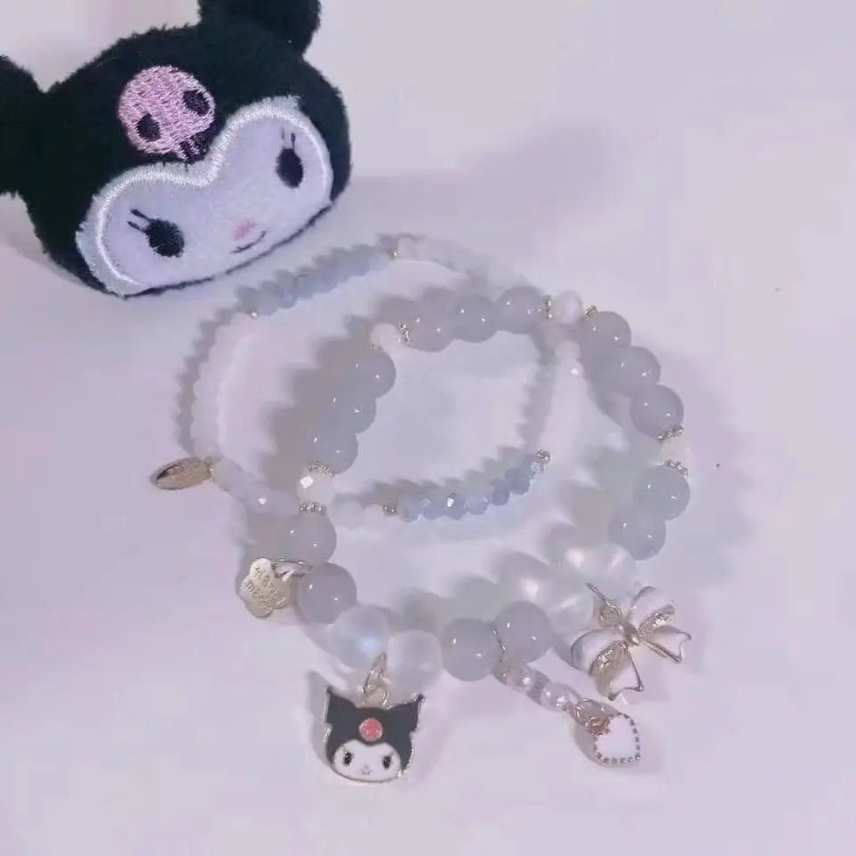 Kawaii Beaded Bracelets Inspired by Sanrio Characters - Cosparty