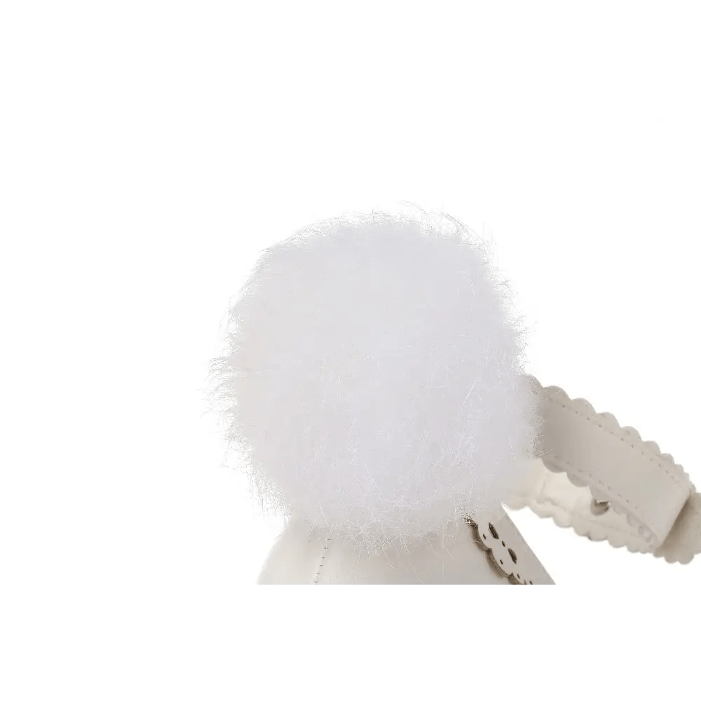 Kawaii Bunny Rabbit Ear High Heels with Removable Pom Poms - Cosparty