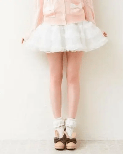 Kawaii Bunny Rabbit Ear High Heels with Removable Pom Poms - Cosparty