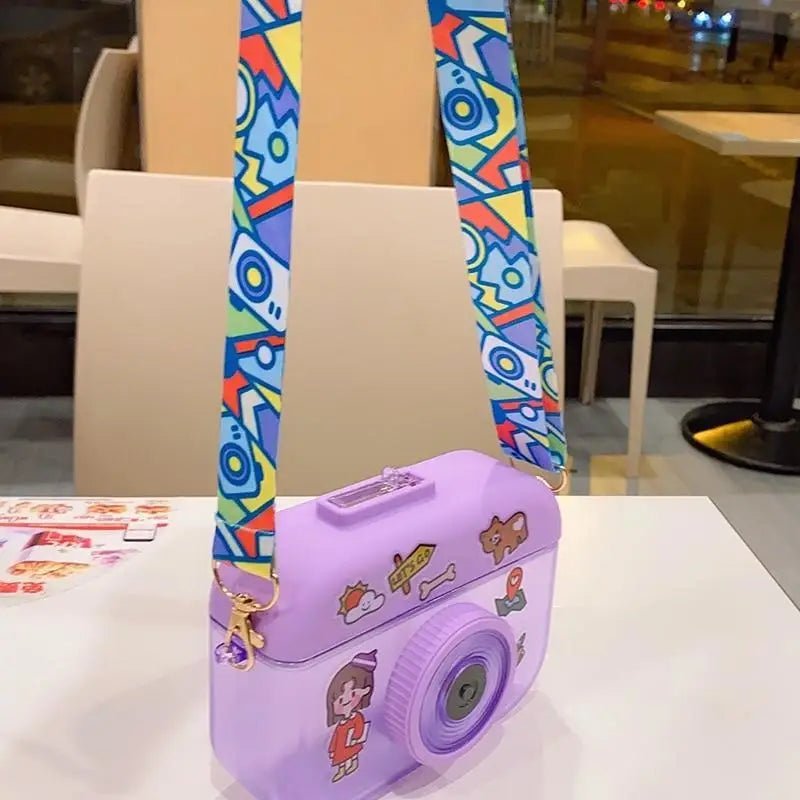 Kawaii Camera - Shaped Water Bottles for Fun and Stylish Hydration - Cosparty