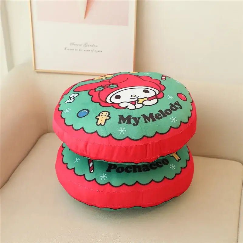 Kawaii Christmas Holiday Sofa Throw Pillows for Festive Decor - Cosparty