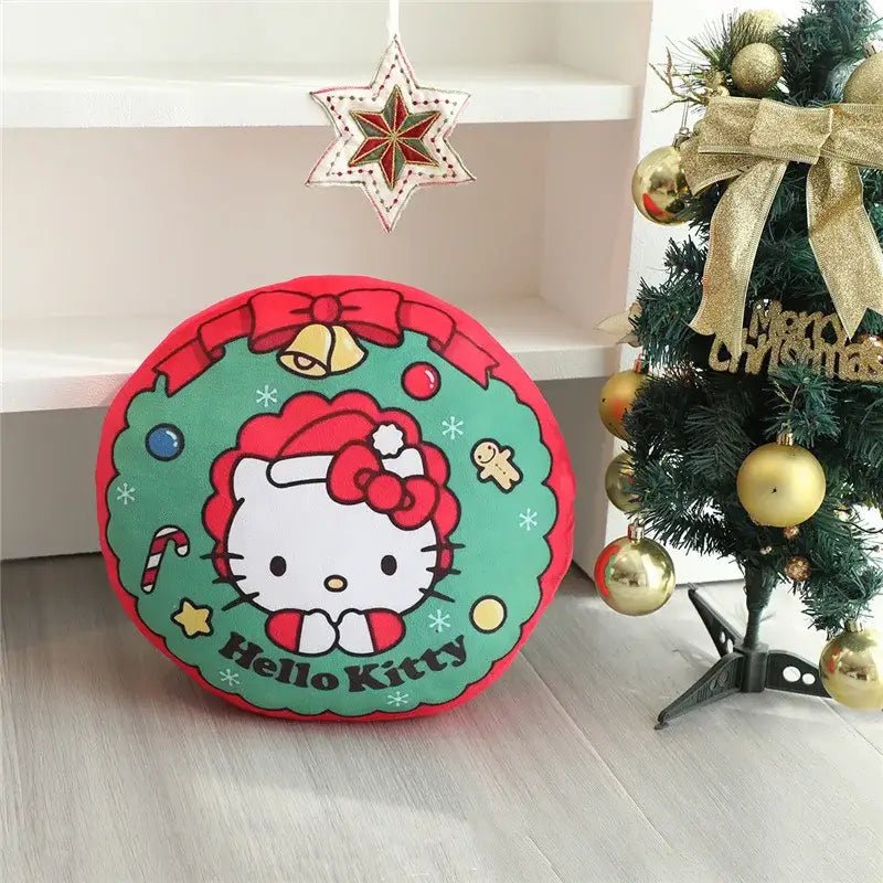 Kawaii Christmas Holiday Sofa Throw Pillows for Festive Decor - Cosparty