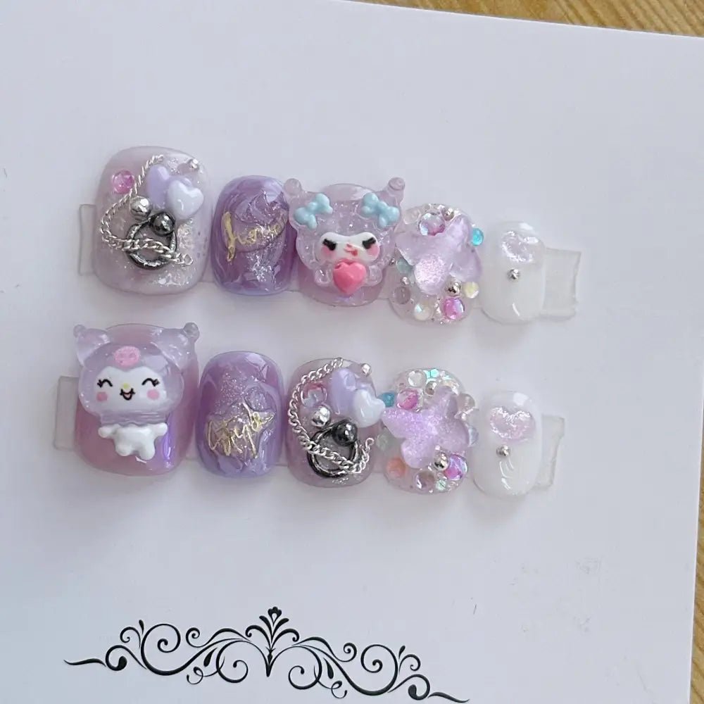 Kawaii Deco Press On Nails for an Adorable Nail Makeover - Cosparty