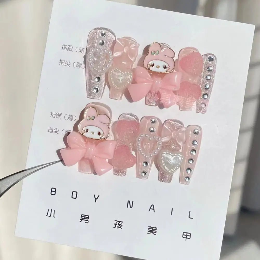 Kawaii Deco Press On Nails for an Adorable Nail Makeover - Cosparty