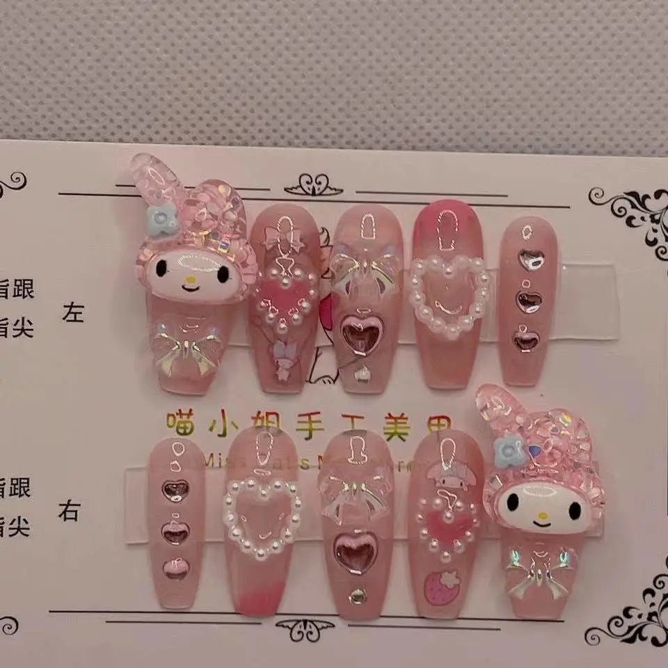 Kawaii Deco Press On Nails for an Adorable Nail Makeover - Cosparty