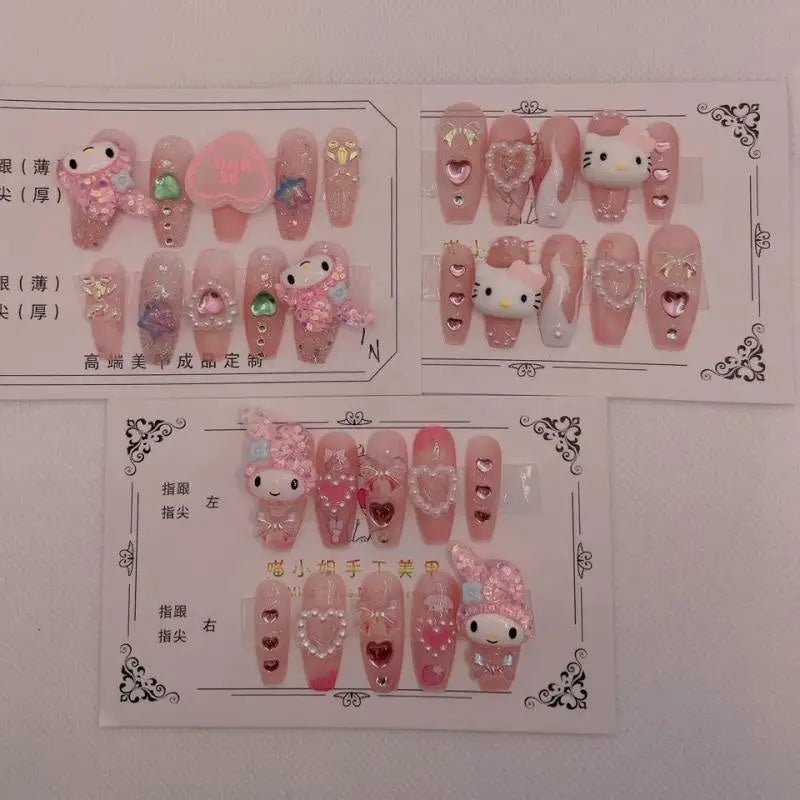 Kawaii Deco Press On Nails for an Adorable Nail Makeover - Cosparty