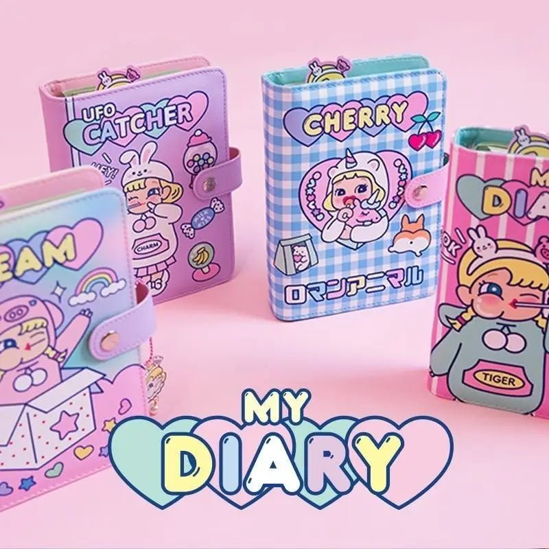Kawaii Diary Planner with Pastel Rainbow Prints In Stock - Cosparty
