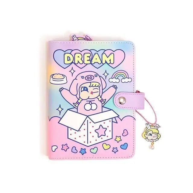 Kawaii Diary Planner with Pastel Rainbow Prints In Stock - Cosparty