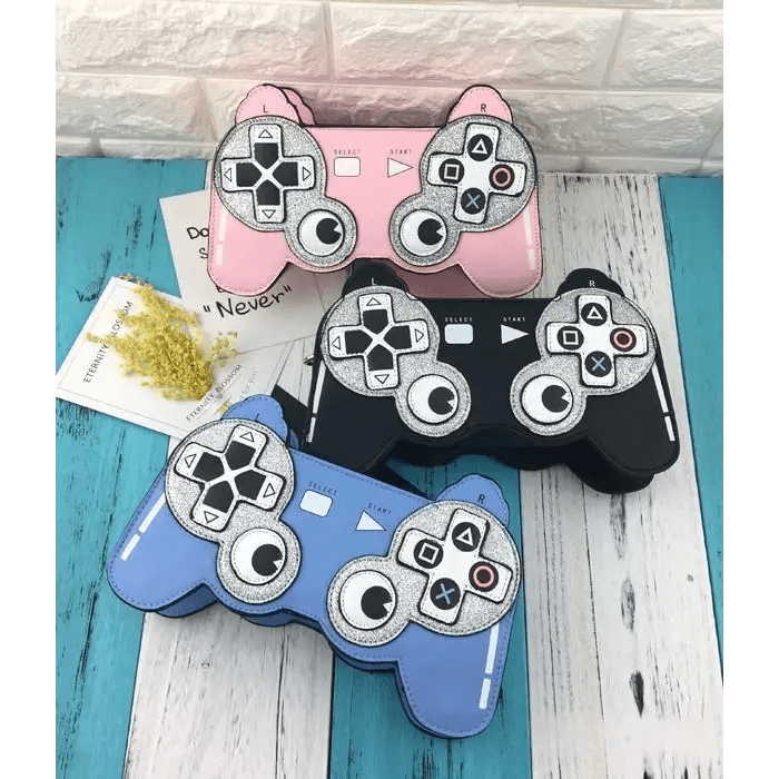 Kawaii Gamer Girl Handbag Large and Stylish In Stock New Condition - Cosparty