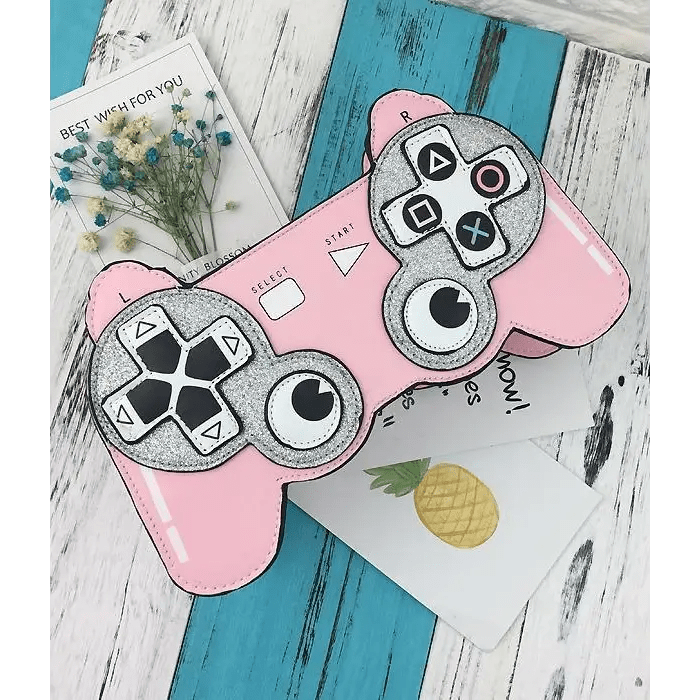 Kawaii Gamer Girl Handbag Large and Stylish In Stock New Condition - Cosparty