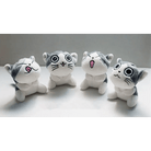 Kawaii Grey Kitty Cat Plush with Keychain Strap - Cosparty