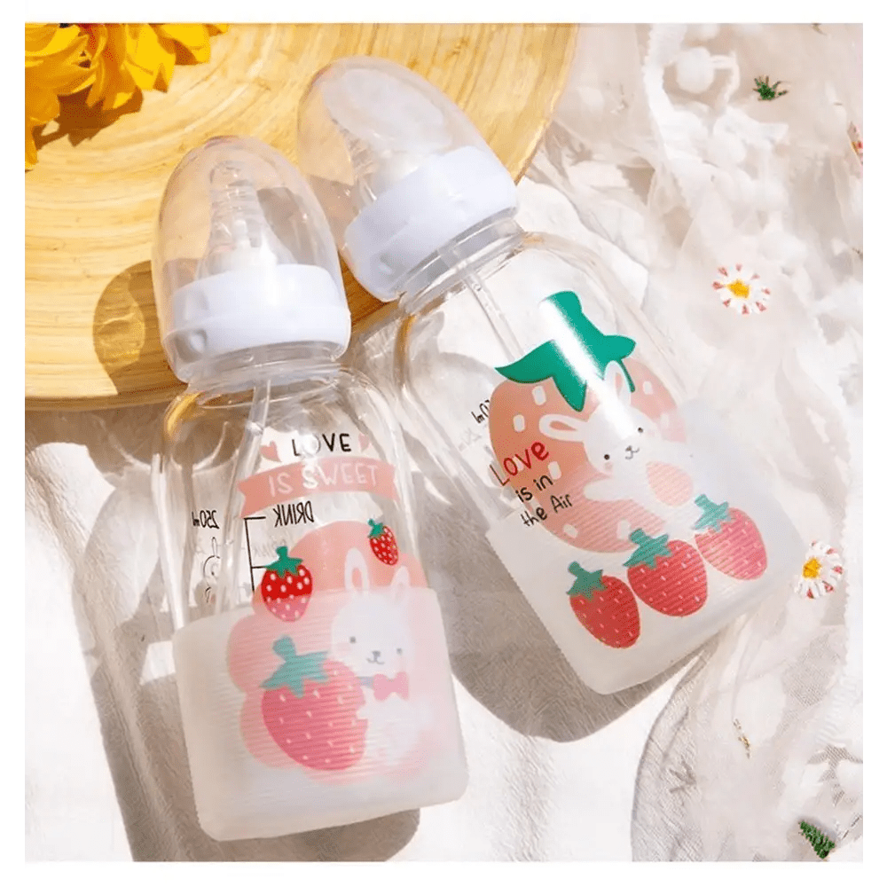 Kawaii Japanese Strawberry Bunny Sippy Cup for Cute Cospartys - Cosparty