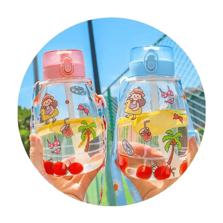 Kawaii Jumbo Sippy Cups for Summer Fun at the Beach or Poolside - Cosparty