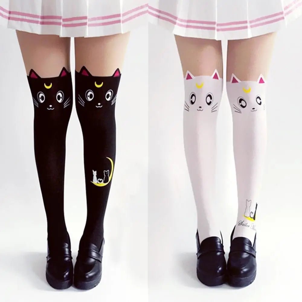 Kawaii Magical Girl Cat Leggings for Lovely Ladies - Cosparty