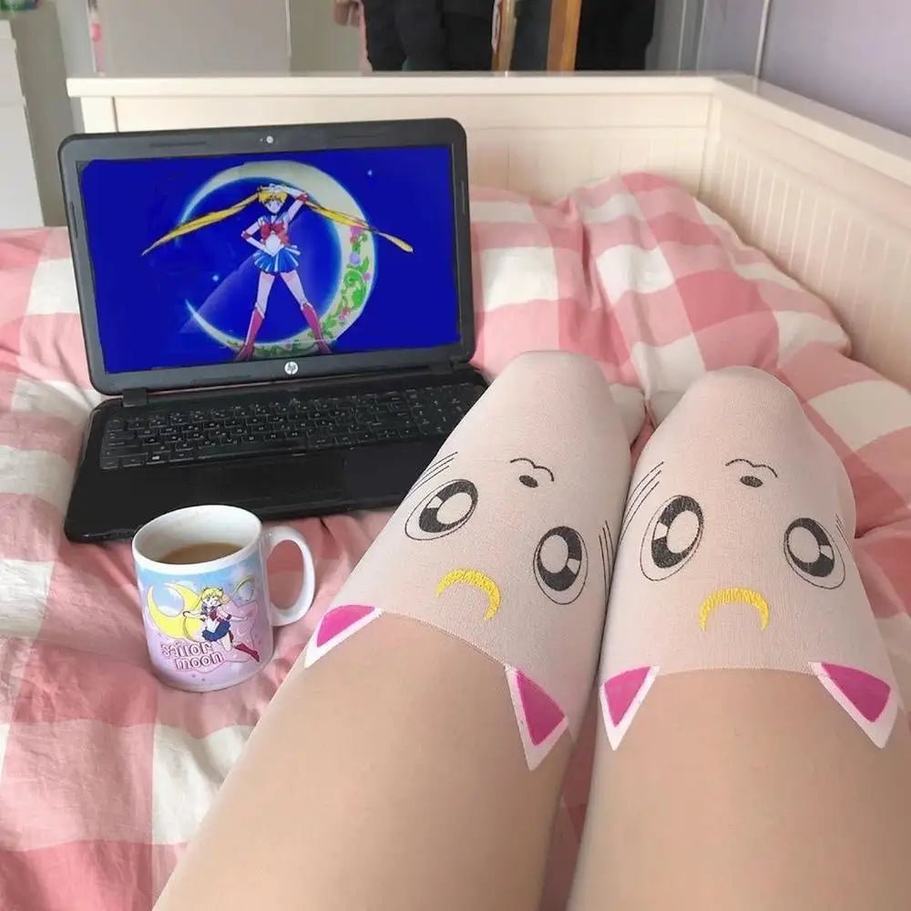 Kawaii Magical Girl Cat Leggings for Lovely Ladies - Cosparty