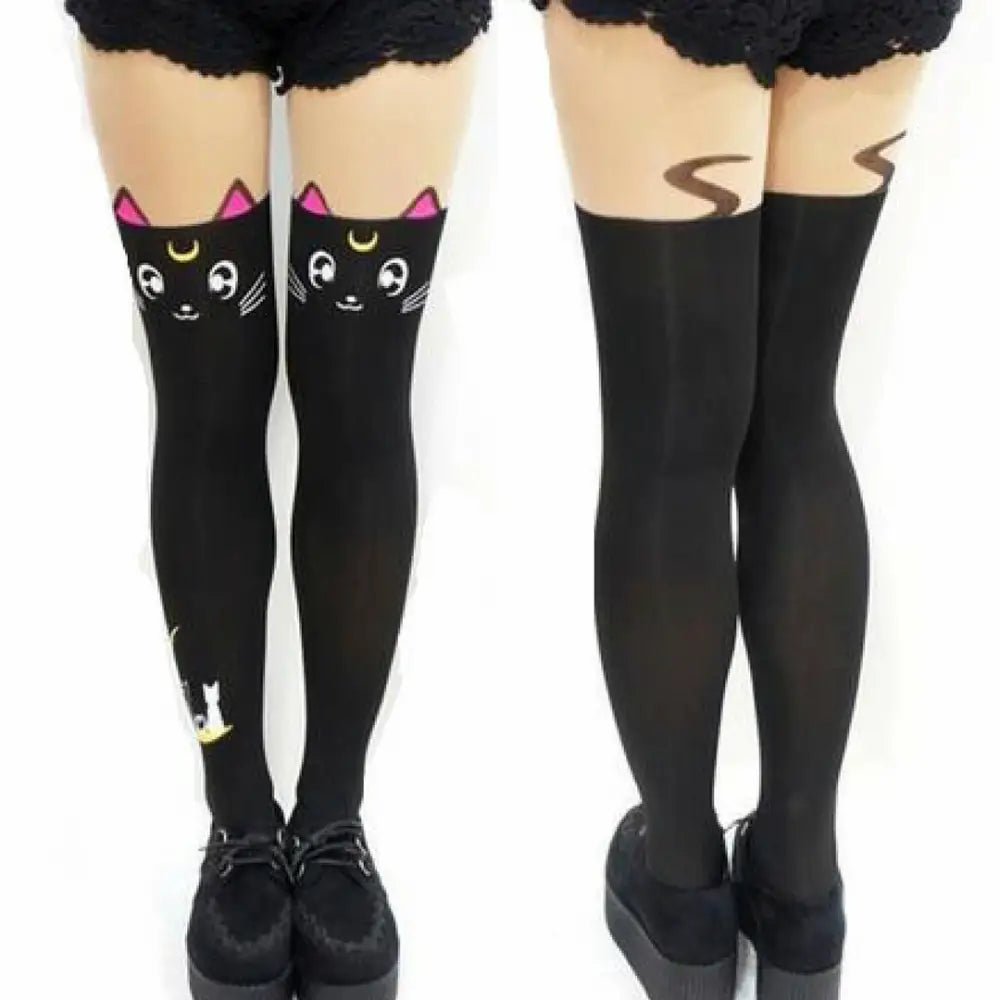 Kawaii Magical Girl Cat Leggings for Lovely Ladies - Cosparty