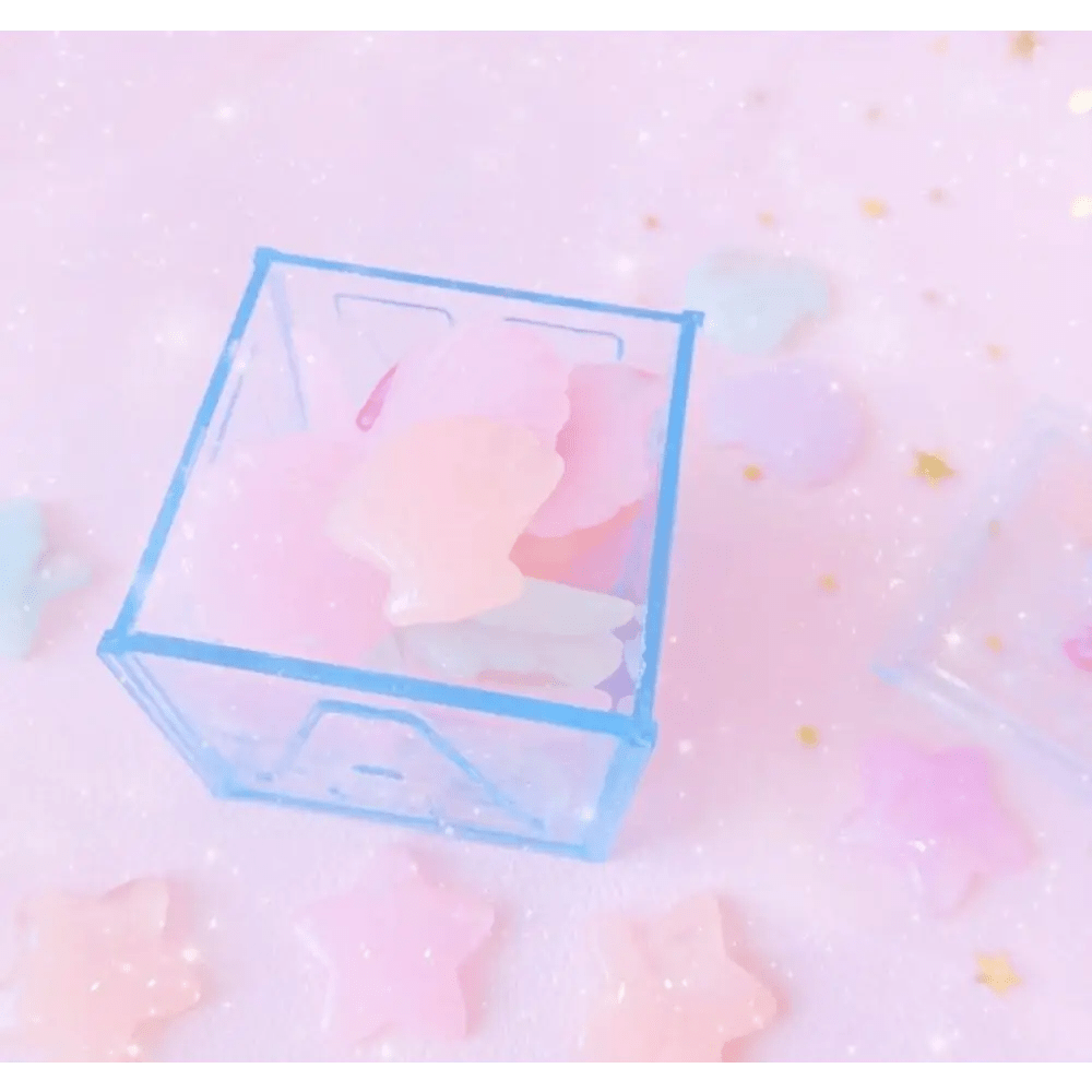 Kawaii Pink Block Storage Building Blocks 3x3cm Available - Cosparty