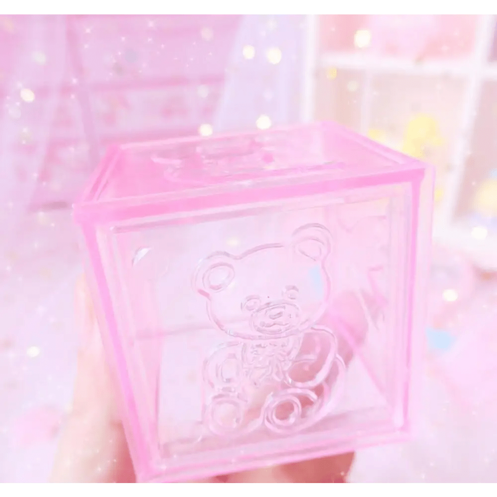 Kawaii Pink Block Storage Building Blocks 3x3cm Available - Cosparty