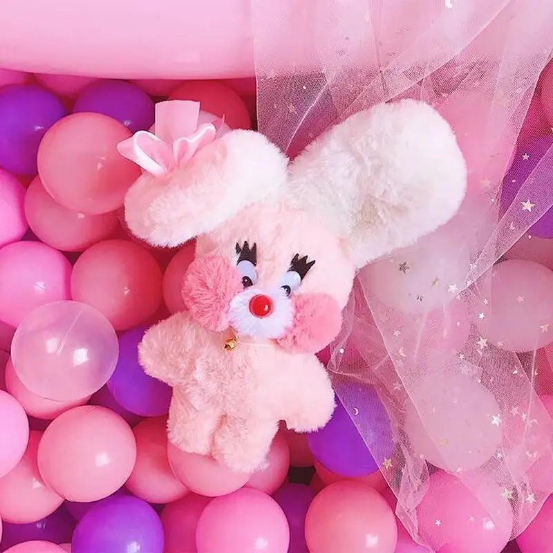 Kawaii Pink Bunny Plush for Cosparty and Fairy Kei Aesthetics - Cosparty