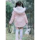 Kawaii Pink Bunny Windbreaker Winter Jacket - Cosparty