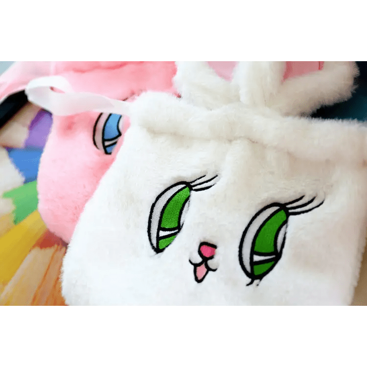 Kawaii Plush Bunny Bag for Pastel Princesses and Cosplay Events - Cosparty
