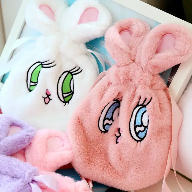 Kawaii Plush Bunny Bag for Pastel Princesses and Cosplay Events - Cosparty