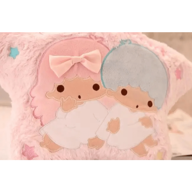 Kawaii Plush Pillow in Soft Pink with Adorable Designs - Cosparty