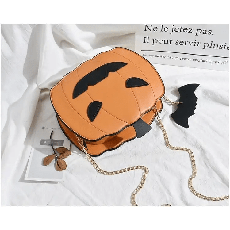Kawaii Spooky Jack - O - Lantern Pumpkin Bag in New Condition - Cosparty