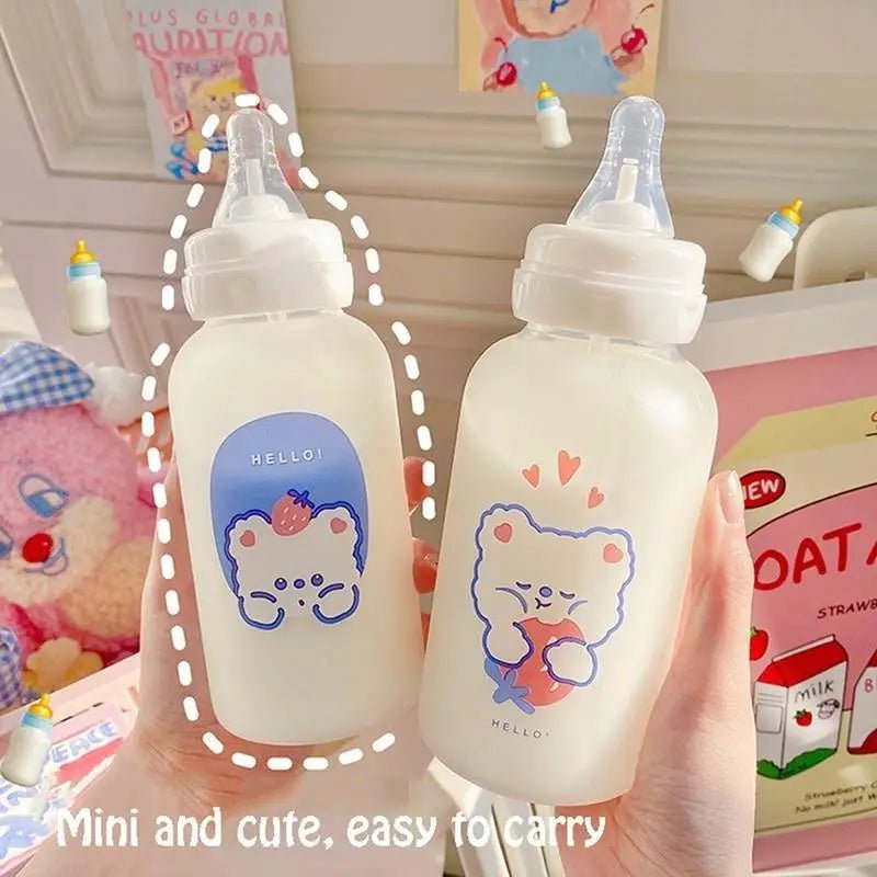 Kawaii Strawberry Bear Sippy Cup in Adorable Designs - Cosparty