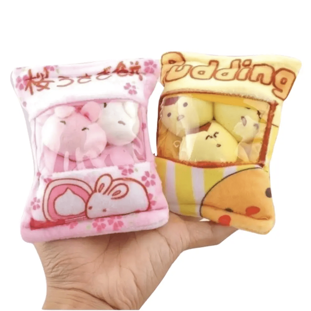 Kawaii Stuffies Inside with Adorable Baby Chicks and Pink Baby Buns - Cosparty
