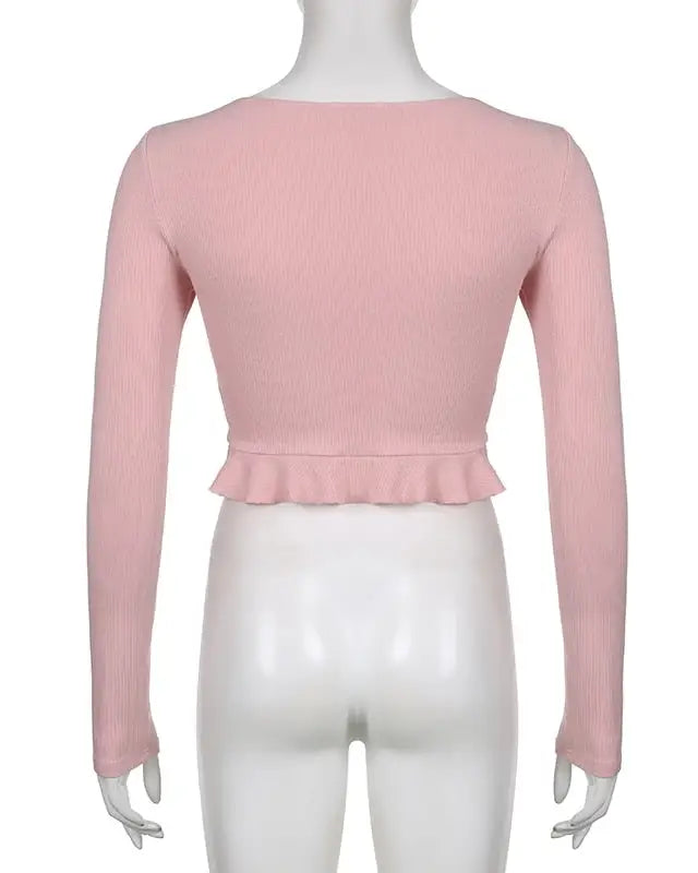 Lace Knit Princess Sweater for Cozy Angelcore and Fairycore Styles - shirt