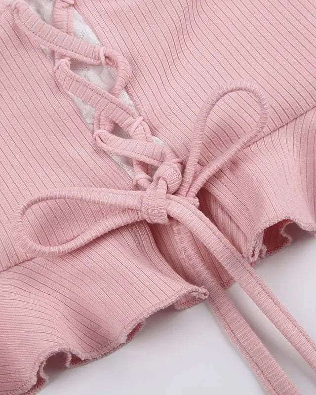 Lace Knit Princess Sweater for Cozy Angelcore and Fairycore Styles - Cosparty