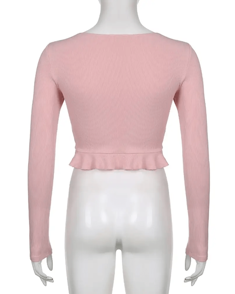 Lace Knit Princess Sweater for Cozy Angelcore and Fairycore Styles - Cosparty