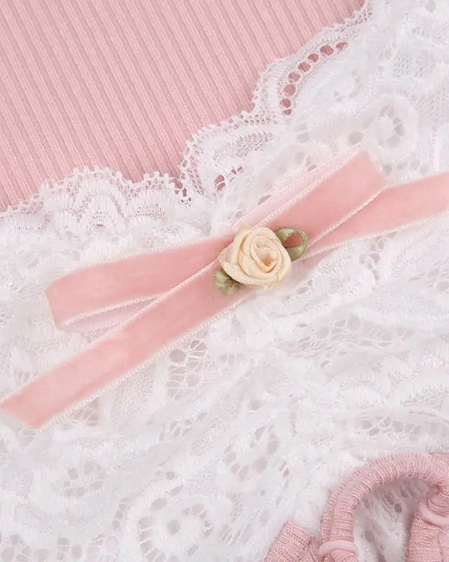 Lace Knit Princess Sweater for Cozy Angelcore and Fairycore Styles - shirt