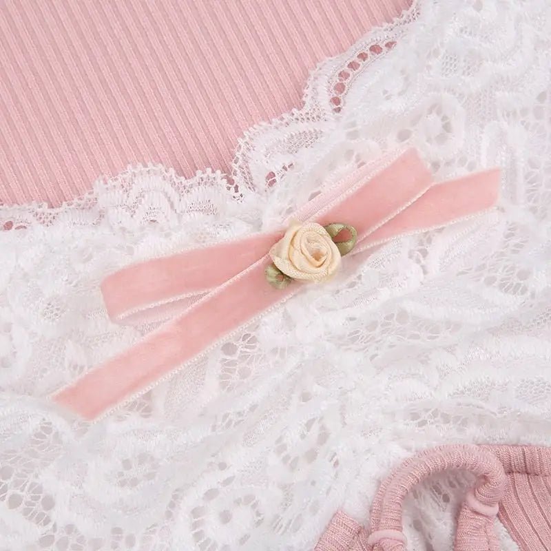 Lace Knit Princess Sweater for Cozy Angelcore and Fairycore Styles - Cosparty