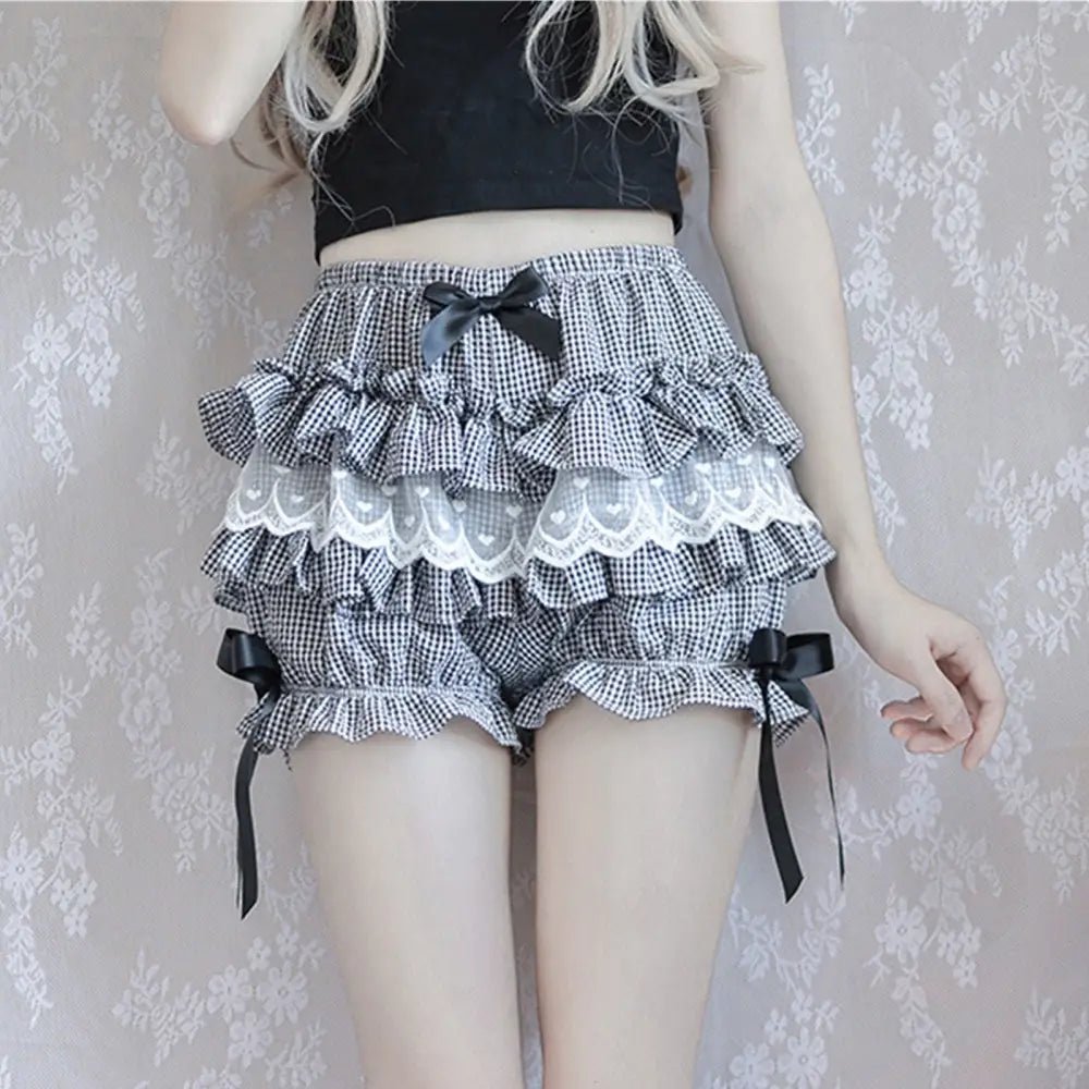 Layered Ruffled Bloomers for Kawaii and Lolita Styles - Cosparty