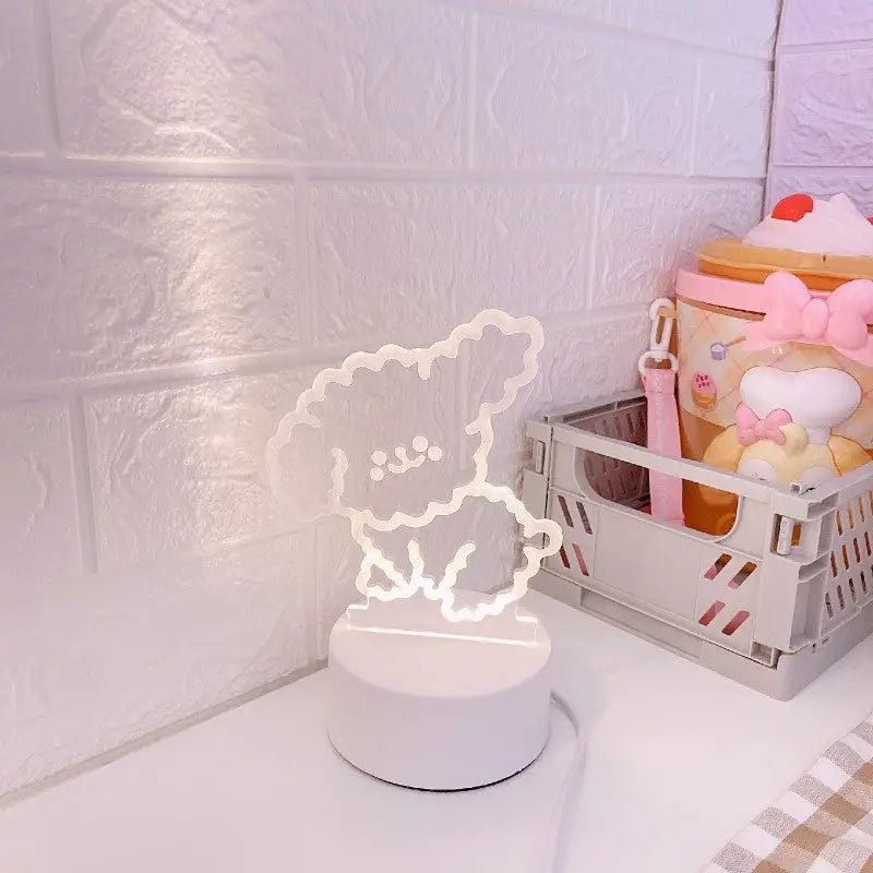 LED Aura Night Lights Featuring Kuromi Cinnamoroll and Friends - Cosparty