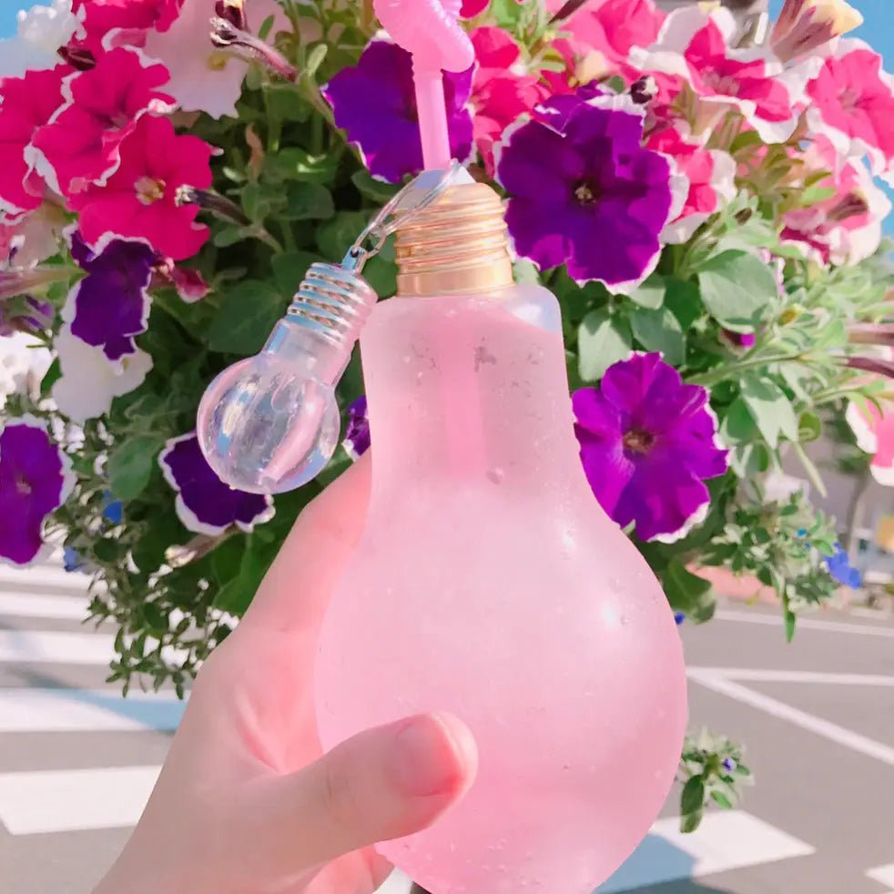 Light Bulb Shaped Water Bottles for Unique Gifting and Lunches - Cosparty