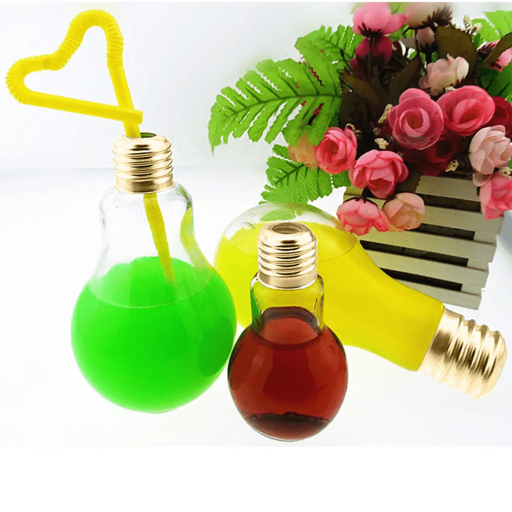 Light Bulb Shaped Water Bottles for Unique Gifting and Lunches - Cosparty